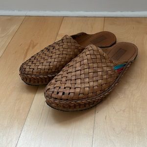Mohinders Woven City Slipper in Woven + Stripes